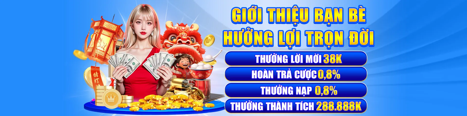 Banner khuyến mãi chào mừng thành viên mới